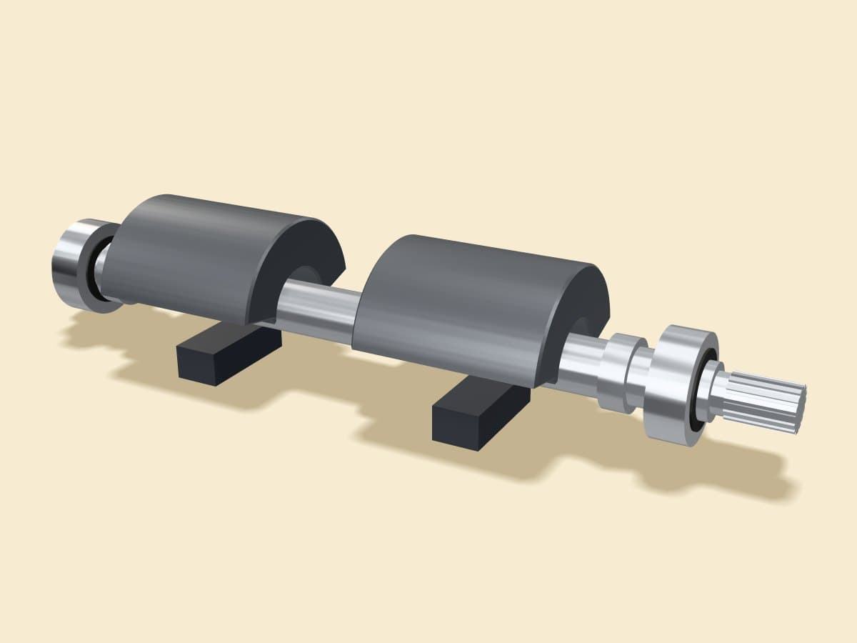 Vibratory Drum Eccentric Shaft Assembly