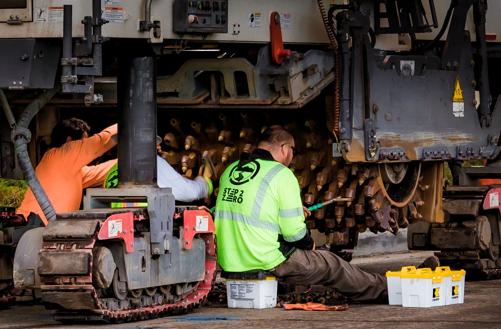 Forge engineer with heavy equipment
